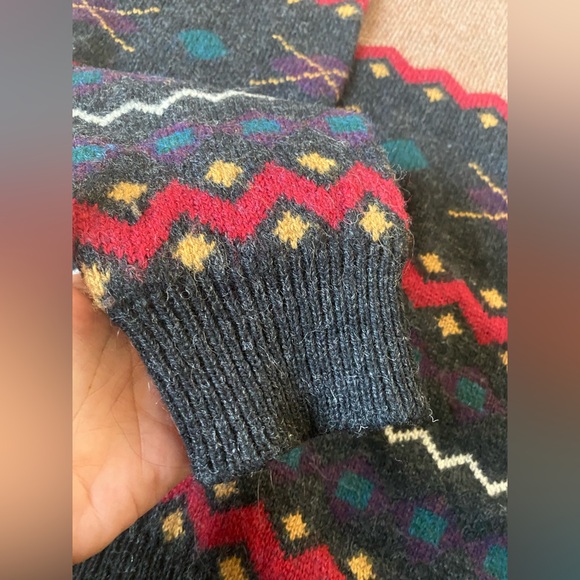 Vintage Woolrich Hunting Dog Wool Sweater SZ L pristine like new condition - Picture 5 of 11